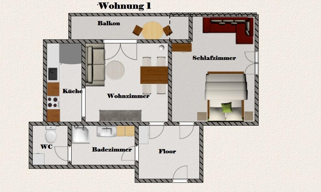 Haus Maria Larcher Bach  Oda fotoğraf